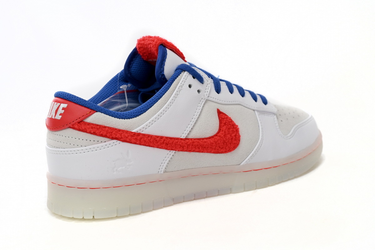 Nike Dunk Low “Year of the Rabbit” White, blue And Red FD4203-161