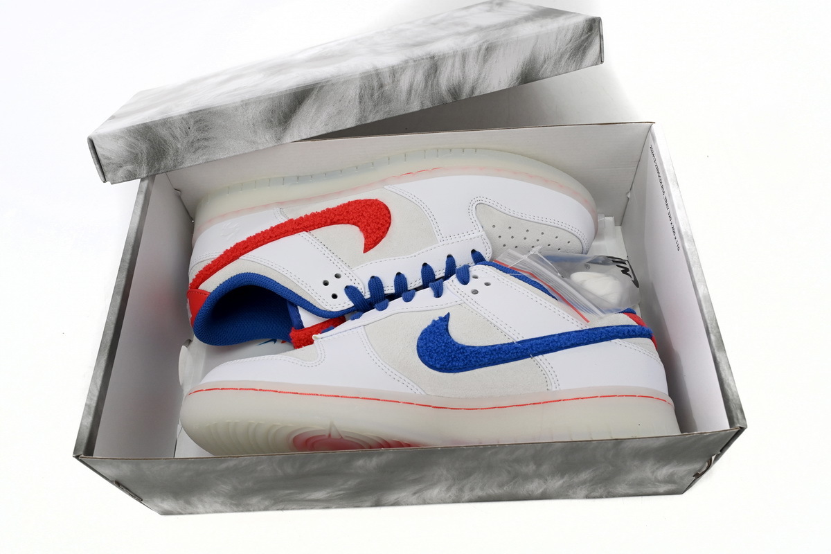 Nike Dunk Low “Year of the Rabbit” White, blue And Red FD4203-161