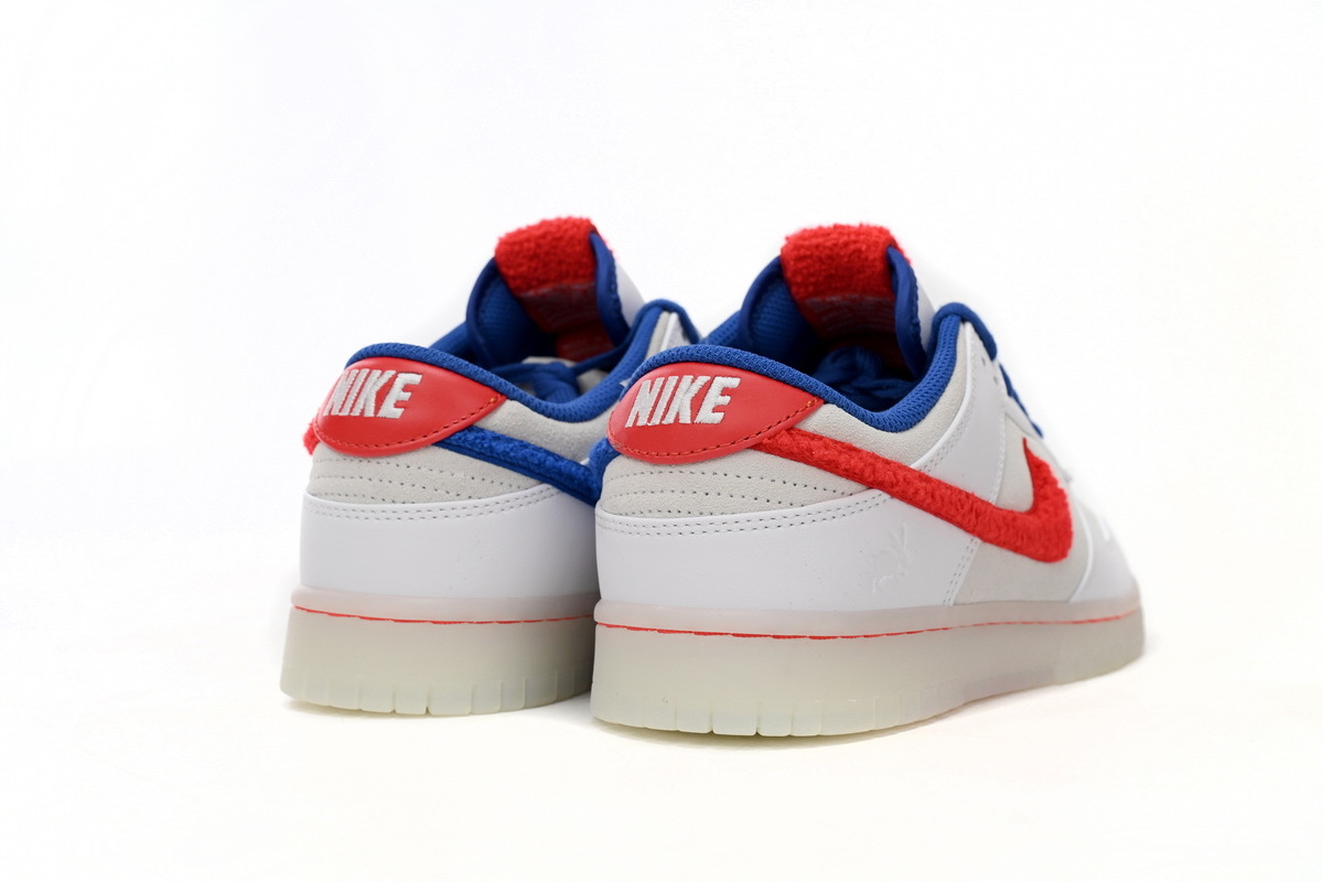 Nike Dunk Low “Year of the Rabbit” White, blue And Red FD4203-161