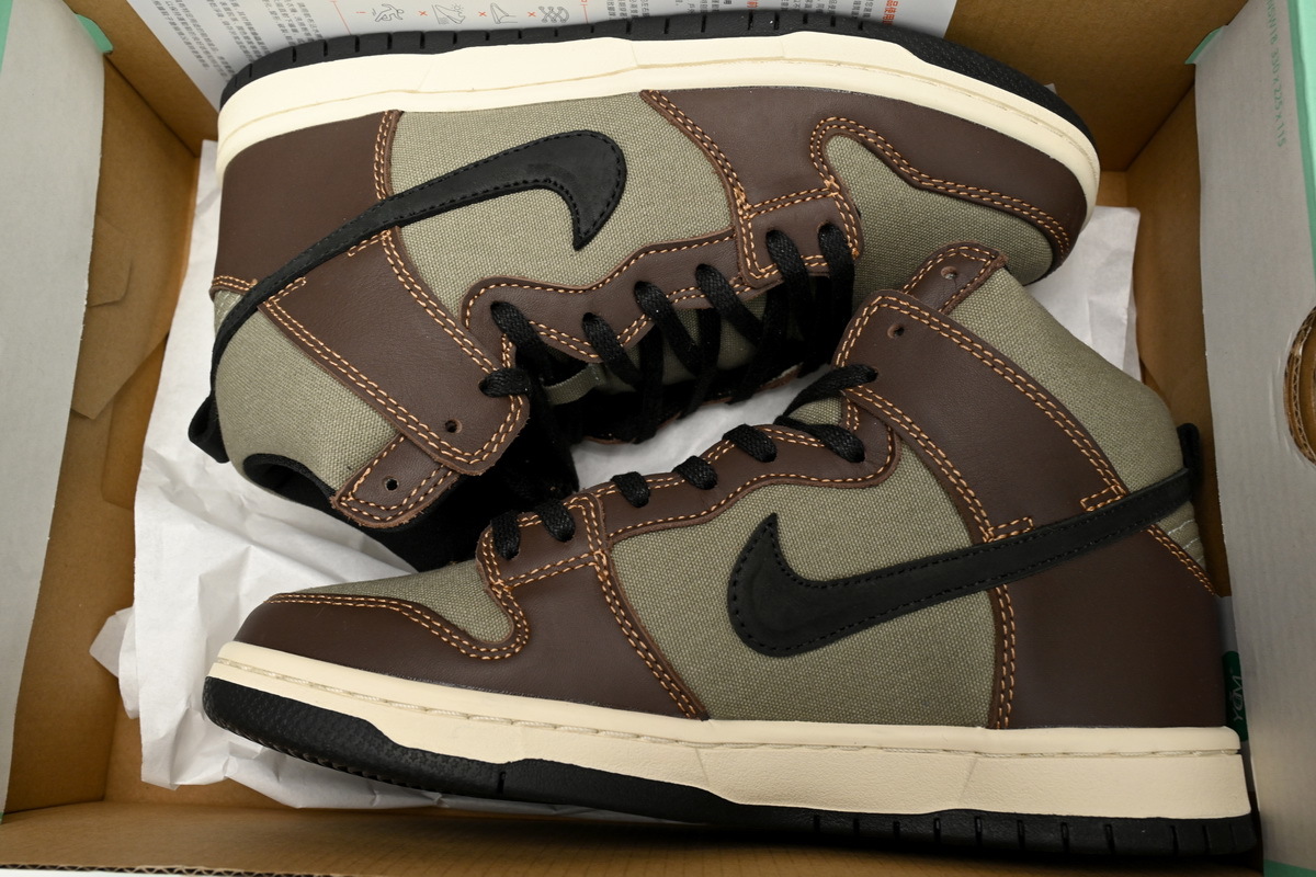 Nike SB Dunk High Pro ‘’Baroque Brown‘’ BQ6862-201