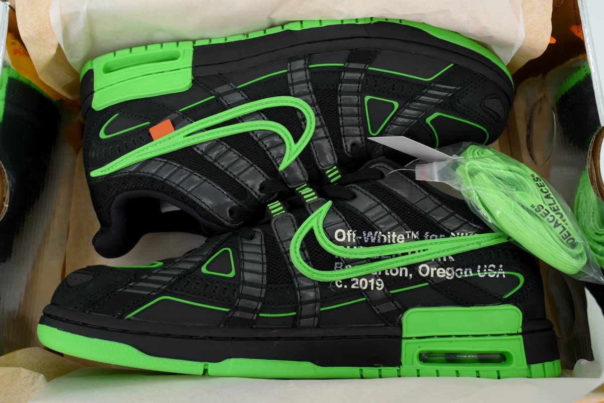 Off-White x Nike Air Rubber Dunk 'Green Strike' CU6015-001