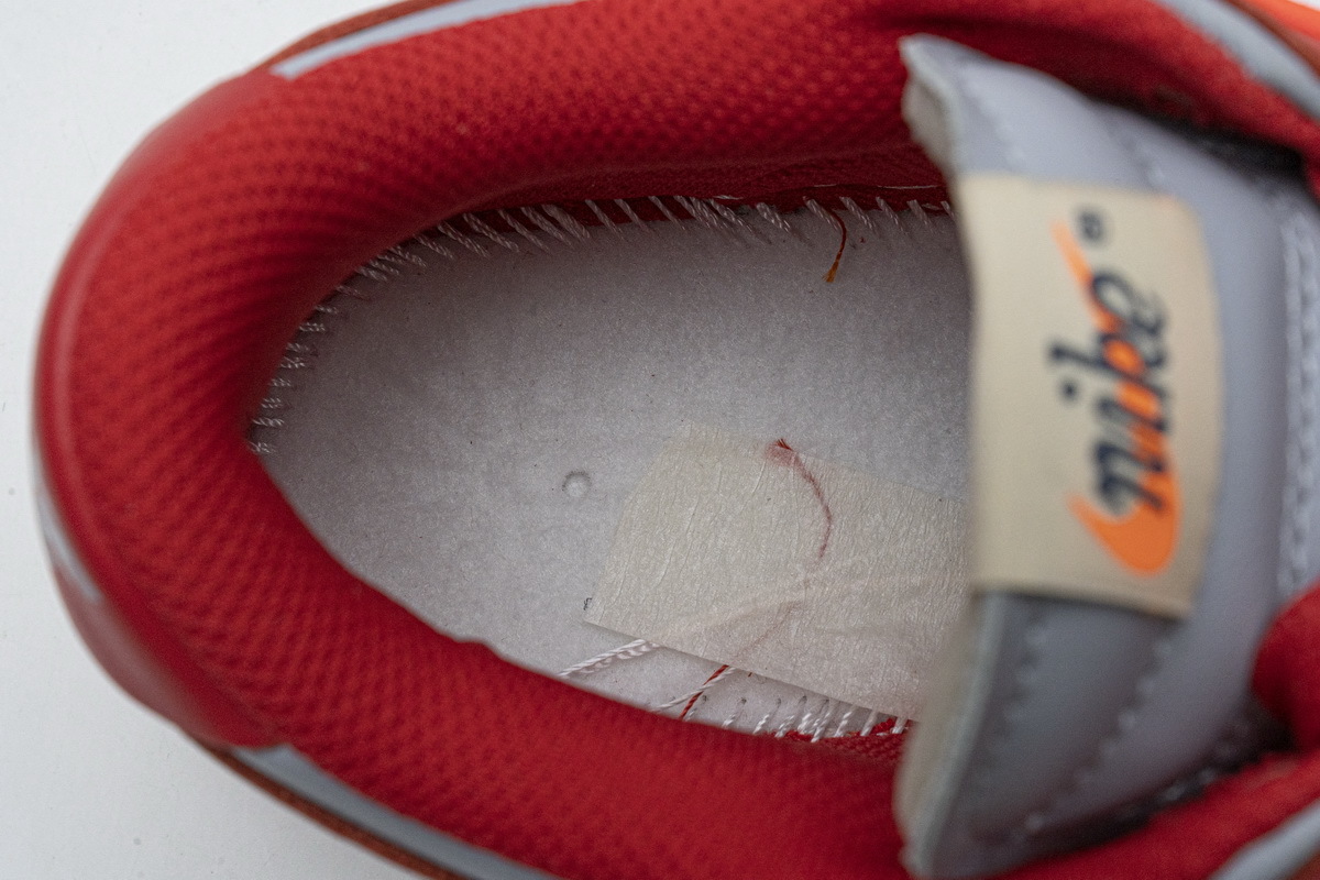 OFF White X Nike Dunk Low University Red CT0856-600