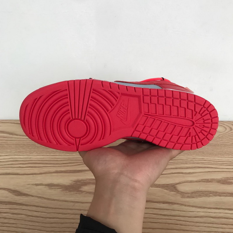 OFF White X Nike Dunk Low University Red CT0856-600