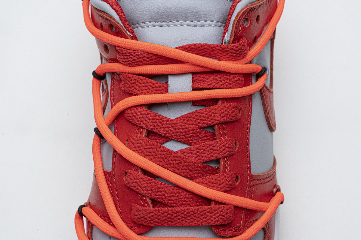 OFF White X Nike Dunk Low University Red CT0856-600