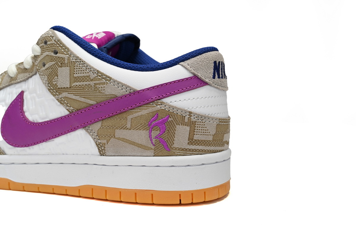 Rayssa Leal x Nike SB Dunk Low White Blue Purple FZ5251-001