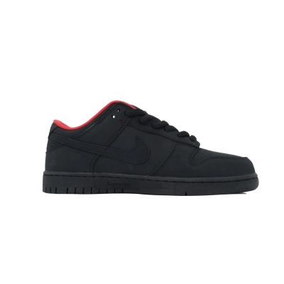 Supreme x Nike Dunk Low SB 'Black' HQ8487-001 02