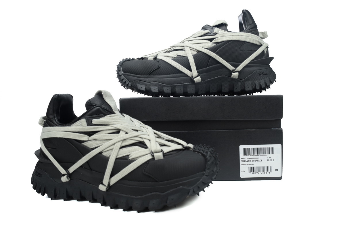 Moncler x RICK OWENS/RO Trailgrip Black MU02D4M10M4321-999