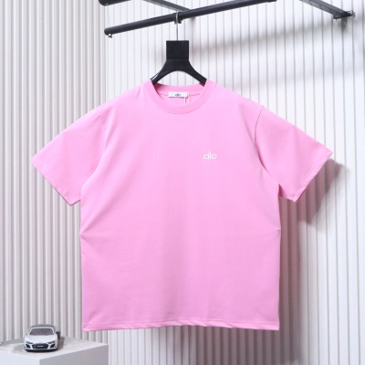 Alo Yoga Logo Embroidery Back Short-Sleeve T-Shirt 01