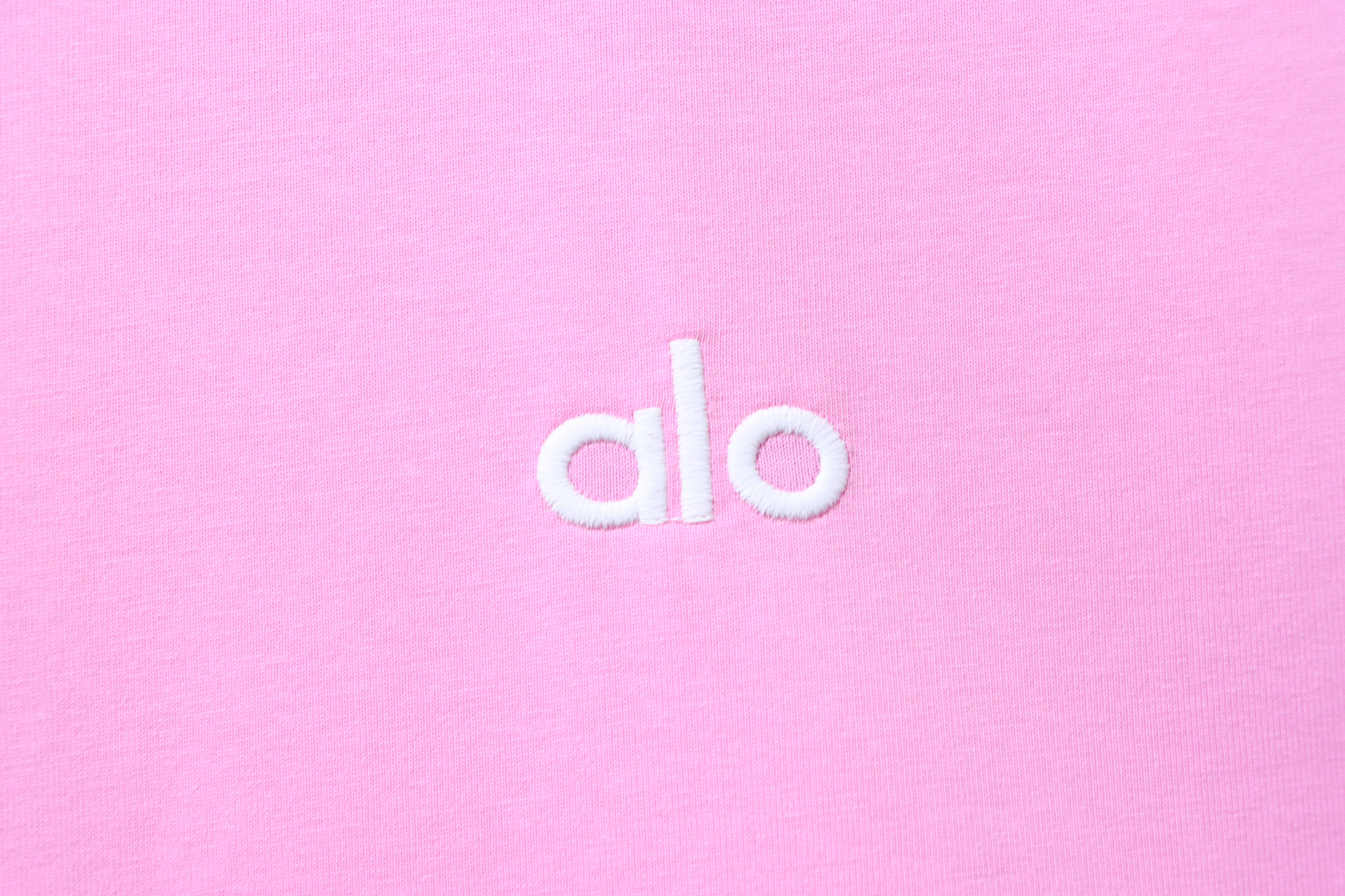 Alo Yoga Logo Embroidery Back Short-Sleeve T-Shirt