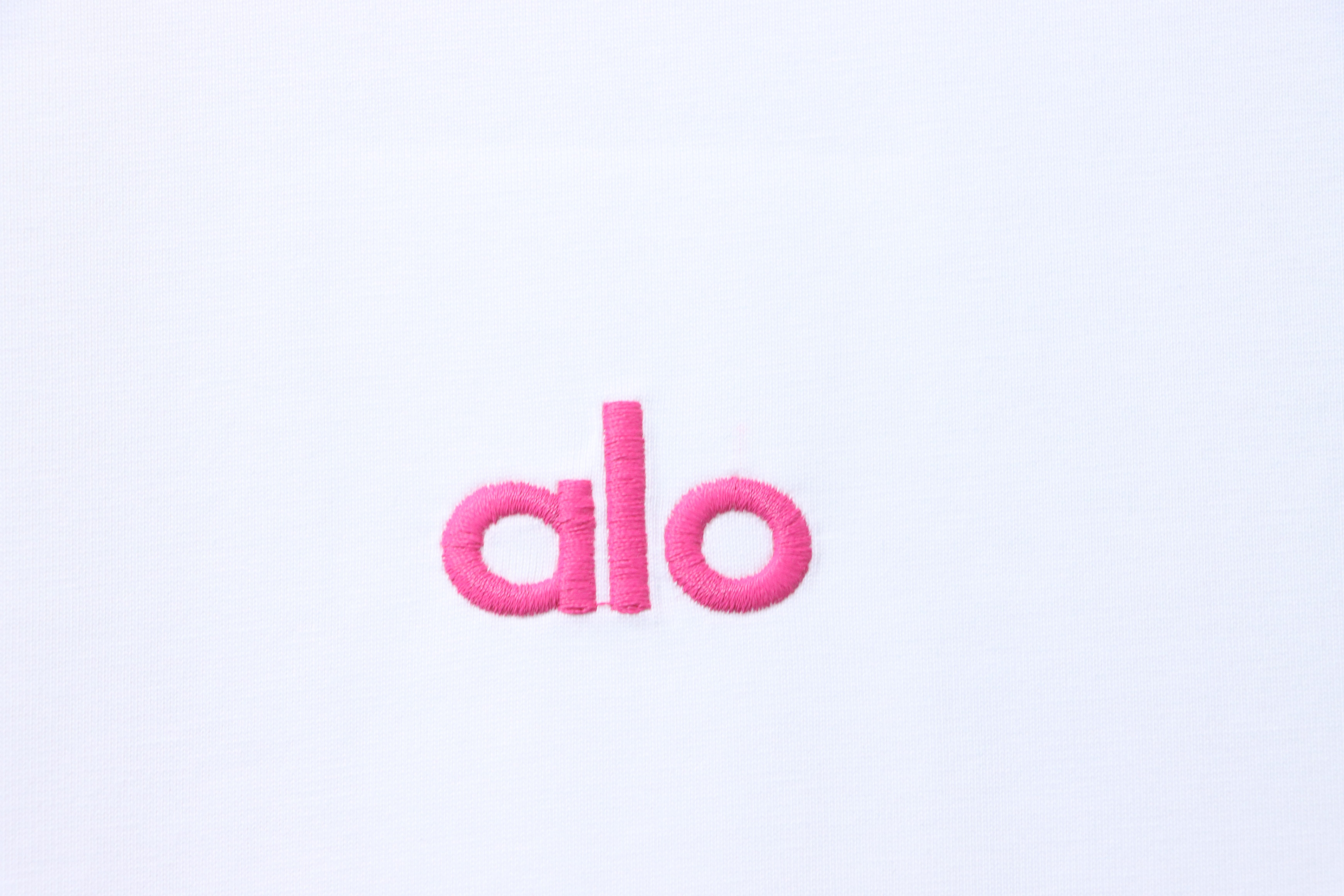 Alo Yoga Back Logo Embroidered Short Sleeve T-Shirt