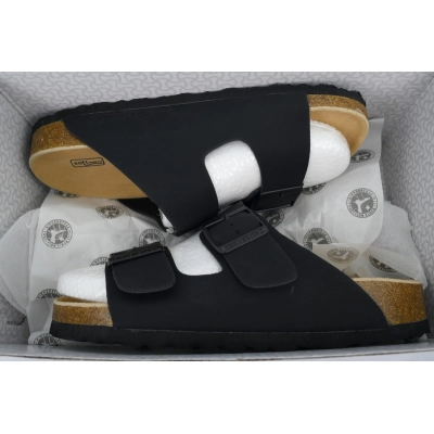 Birkenstock Boston Soft Footbed Black Leather Surface 02