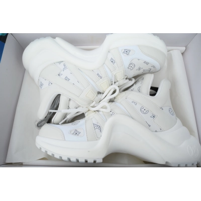Louis Vuitton Archlight Sneakers Monogram All White 02