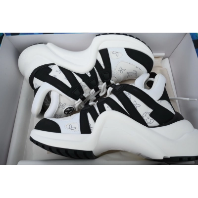Louis Vuitton Archlight Sneakers Pattern Black White 02