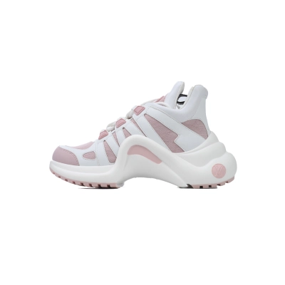 Louis Vuitton Archlight Sneakers Pink White 01