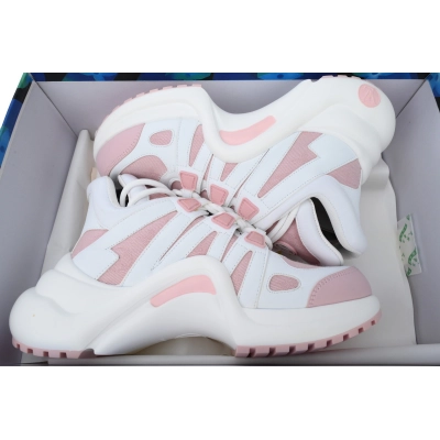 Louis Vuitton Archlight Sneakers Pink White 02