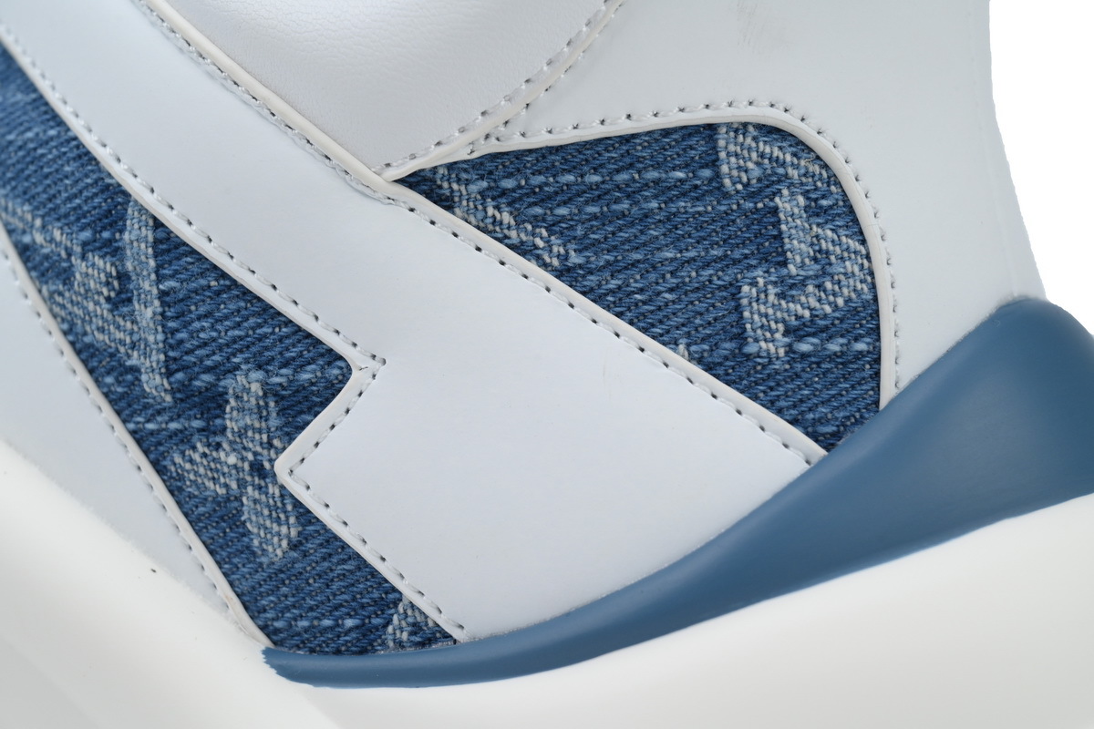 Louis Vuitton Archlight Sneakers White Blue Denim