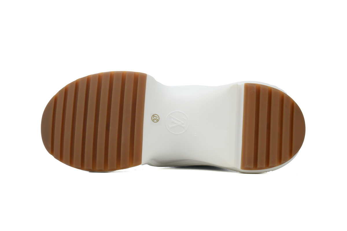 Louis Vuitton Archlight Sneakers White Blue Denim