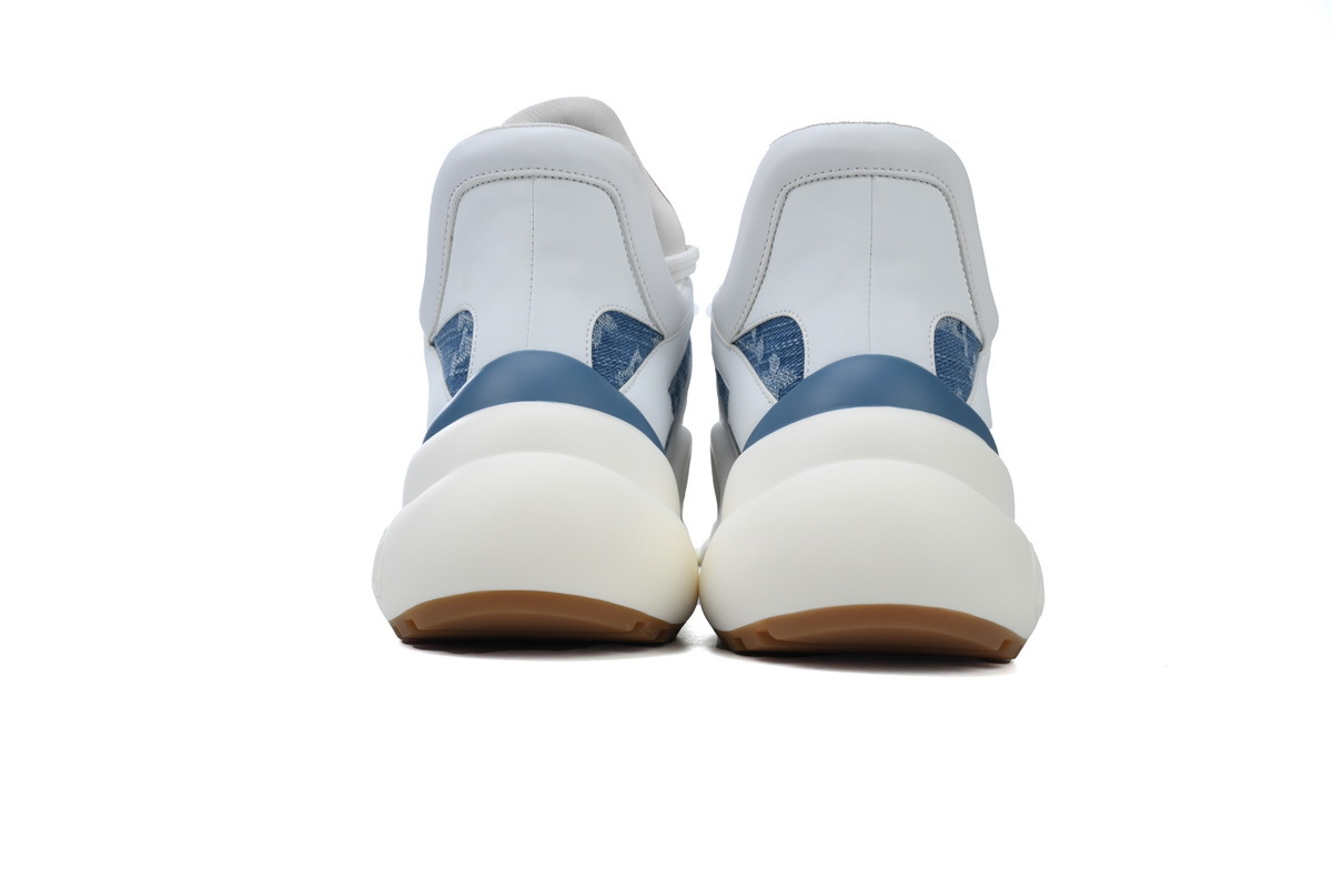 Louis Vuitton Archlight Sneakers White Blue Denim