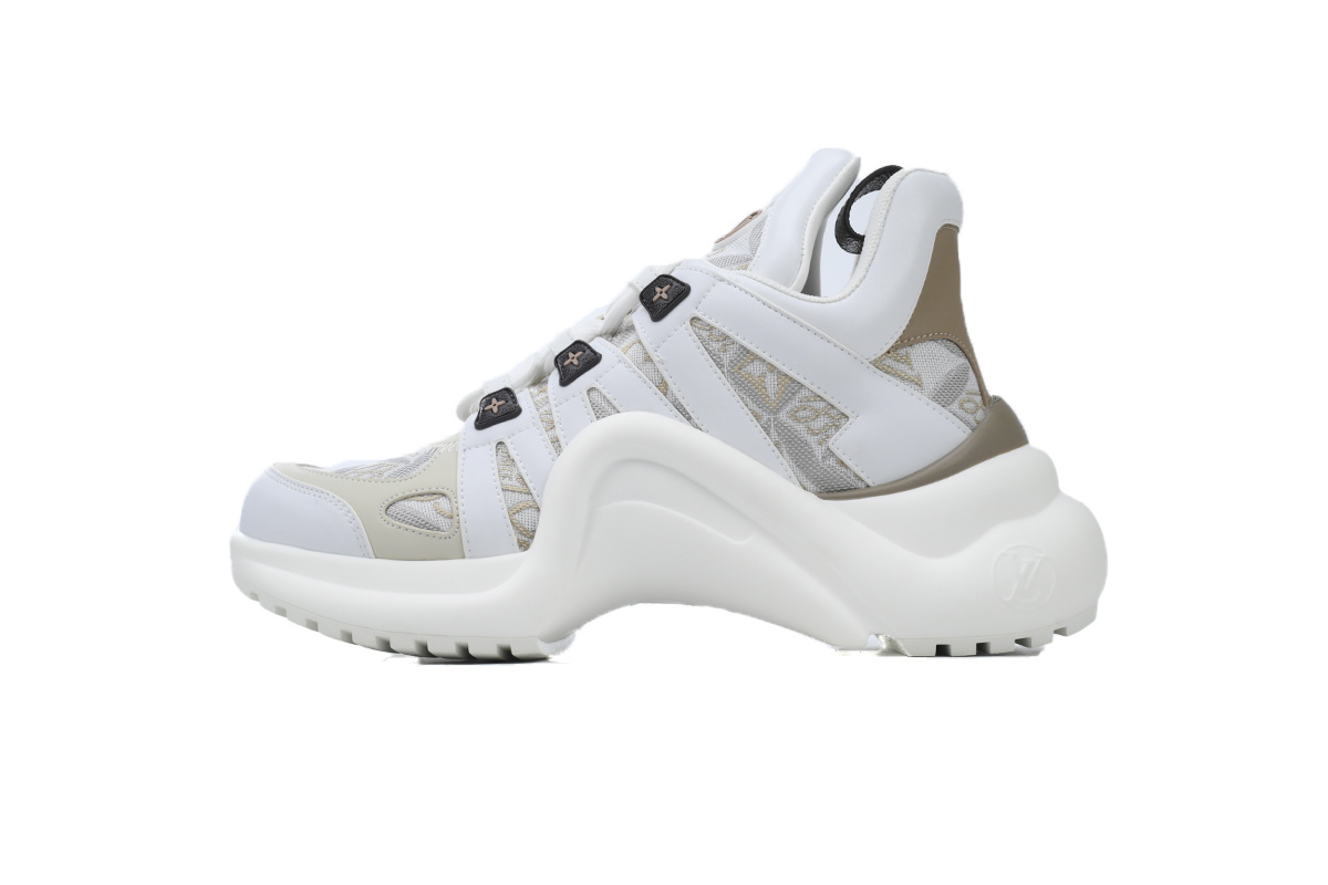 Louis Vuitton Archlight Sneakers White Khaki