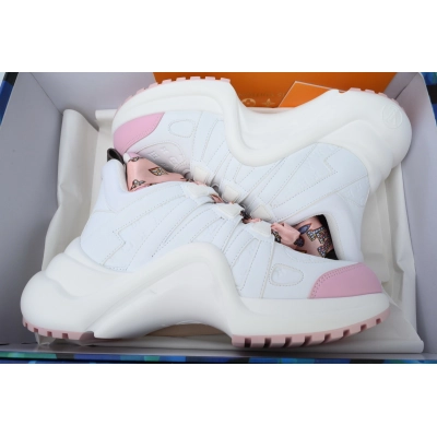 Louis Vuitton Archlight Sneakers White Pink 02