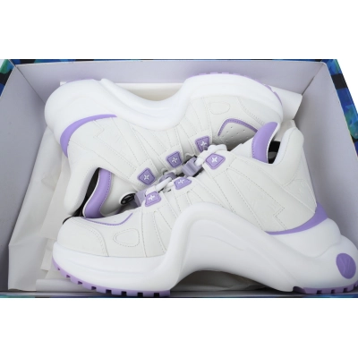 Louis Vuitton Archlight Sneakers White Purple 02