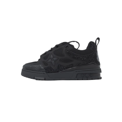 Louis Vuitton Skate All Black Diamond Surface 01