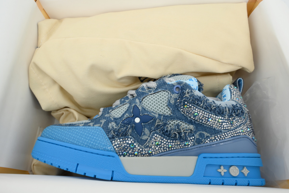 Louis Vuitton Skate Blue Water Diamond