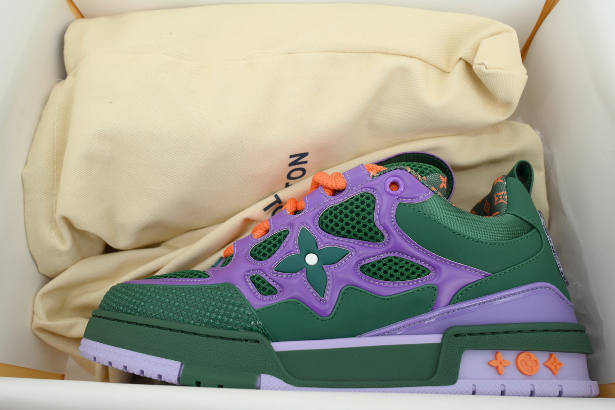 Louis Vuitton Skate Green Purple