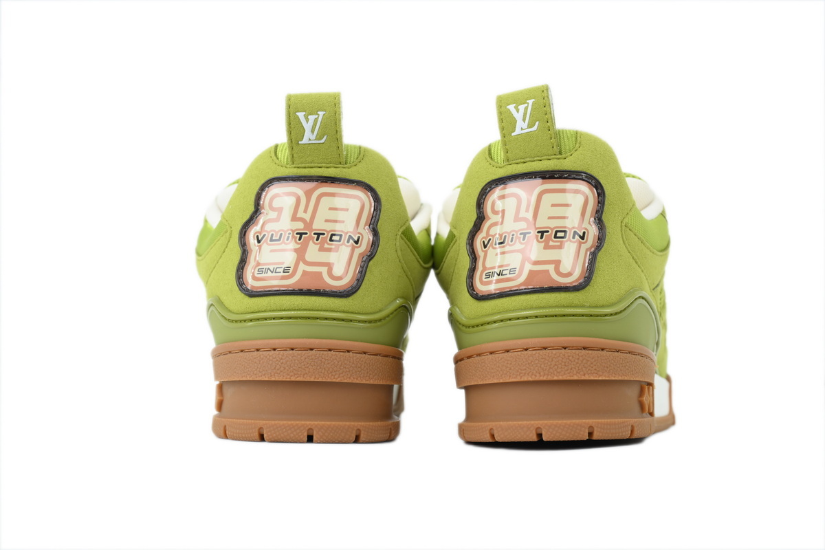 Louis Vuitton Skate Green White
