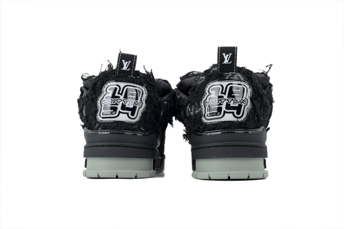 Louis Vuitton Skate Plum Blossom Drill in Black