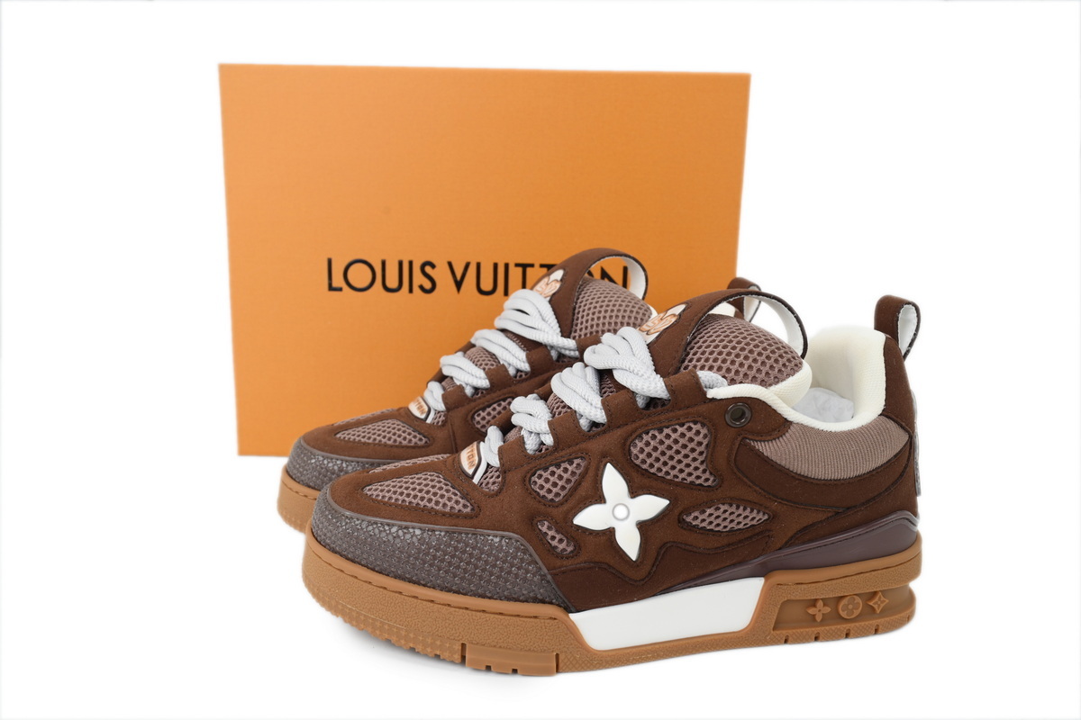 Louis Vuitton Skate White Coffee