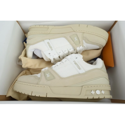 Louis Vuitton Trainer Beige Mesh 02