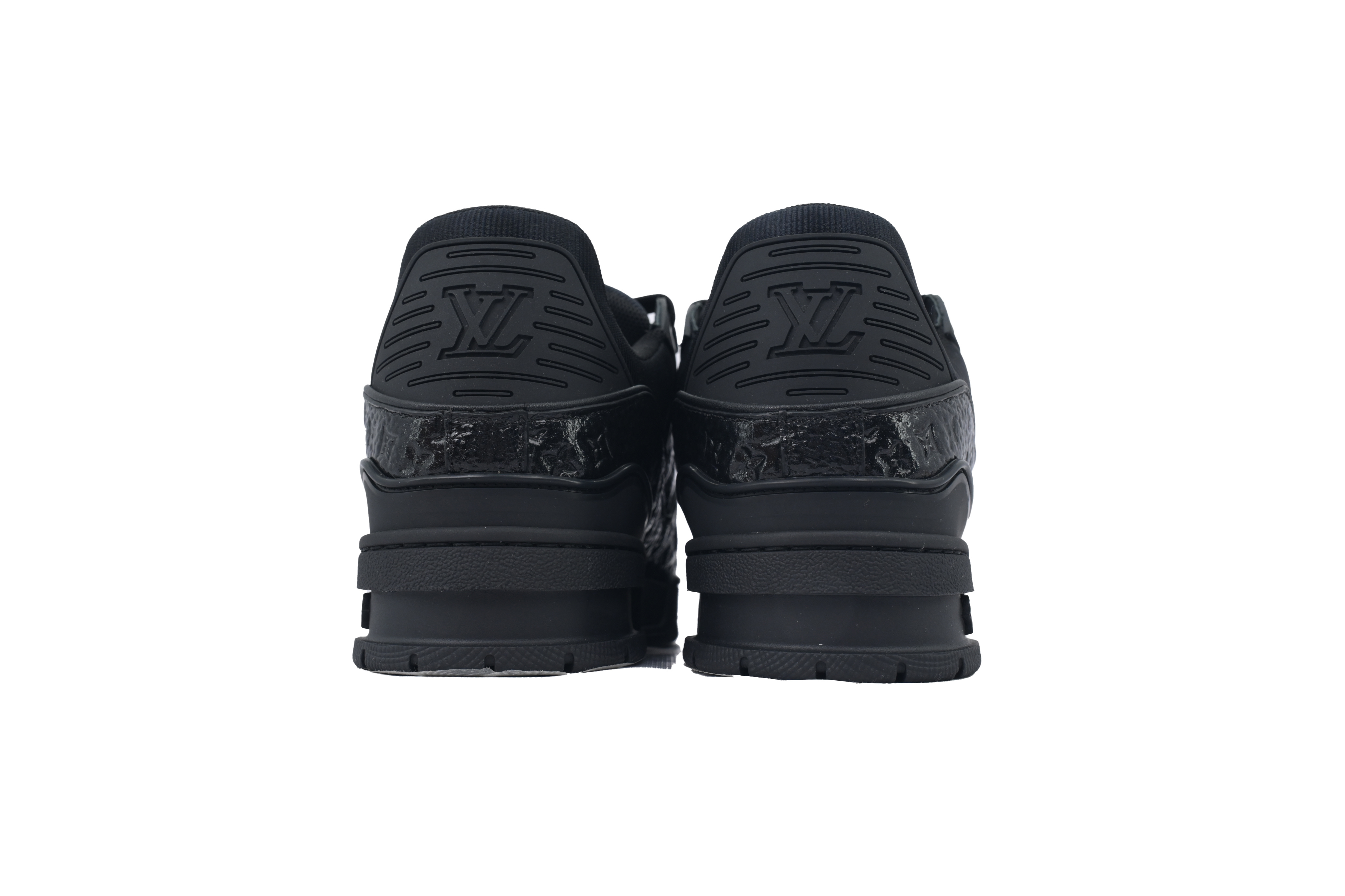 Louis Vuitton Trainer Black Lychee Patent Leather