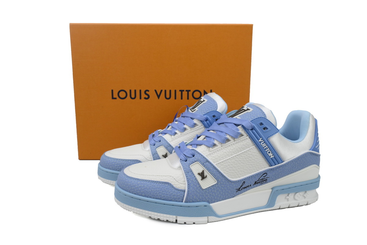 Louis Vuitton Trainer Blue Denim