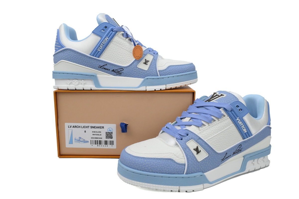 Louis Vuitton Trainer Blue Denim