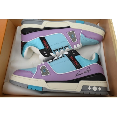 Louis Vuitton Trainer Blue Purple 02