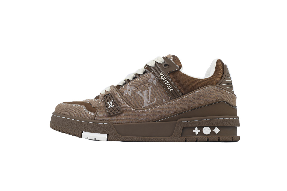 Louis Vuitton Trainer Brown Denim