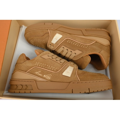 Louis Vuitton Trainer Brown Studded 02