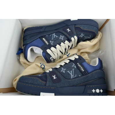 Louis Vuitton Trainer Deep Blue Denim 02