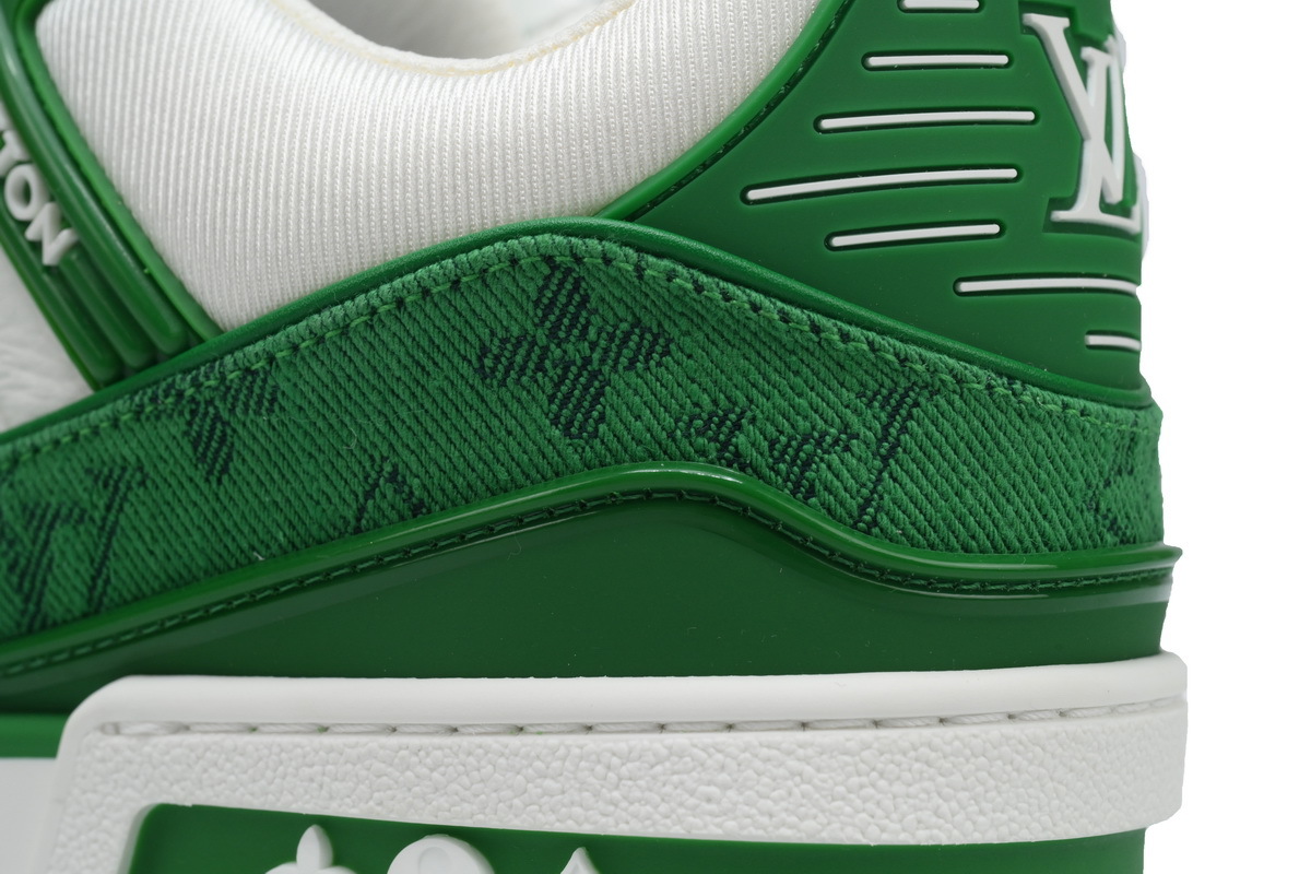 Louis Vuitton Trainer Denim Green