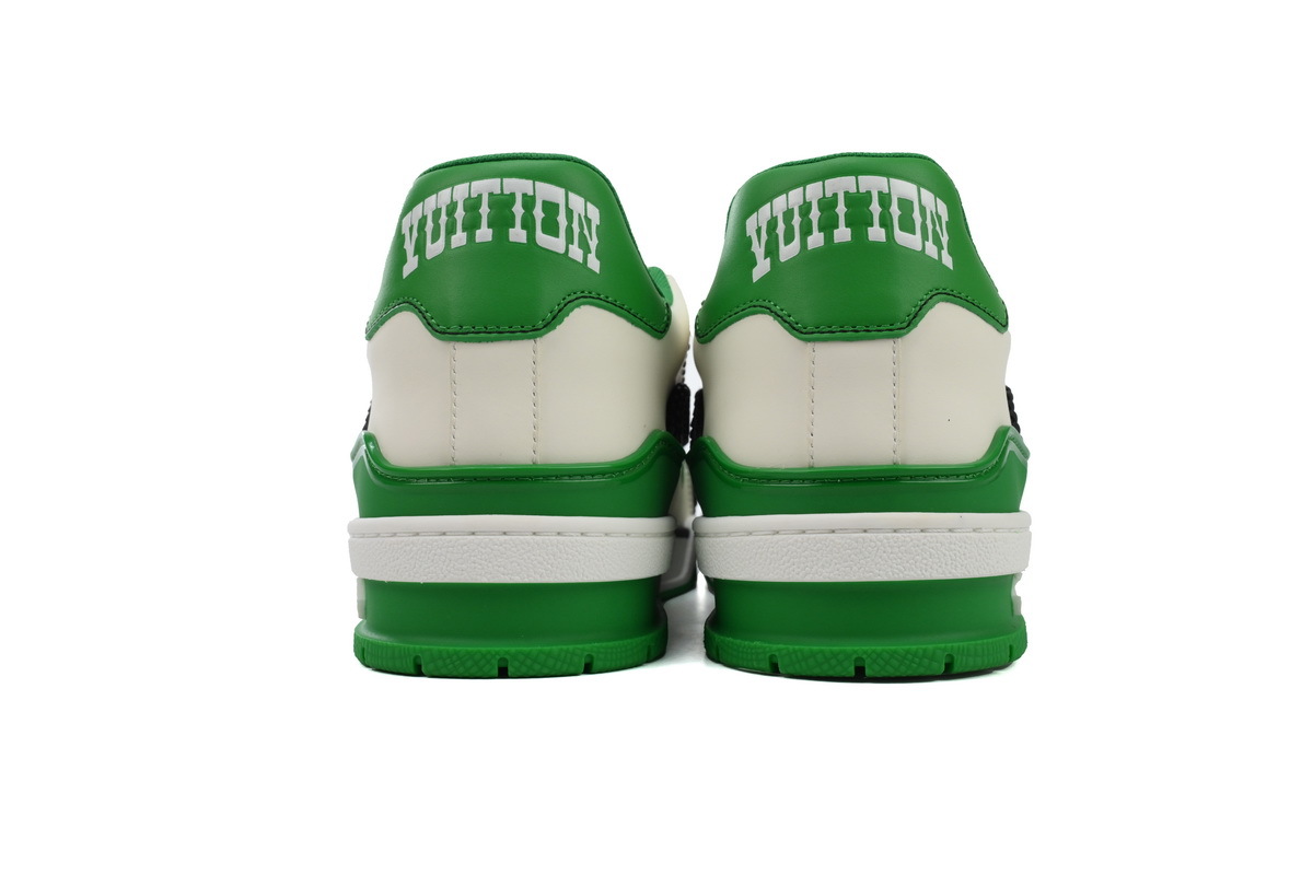 Louis Vuitton Trainer Denim White Green