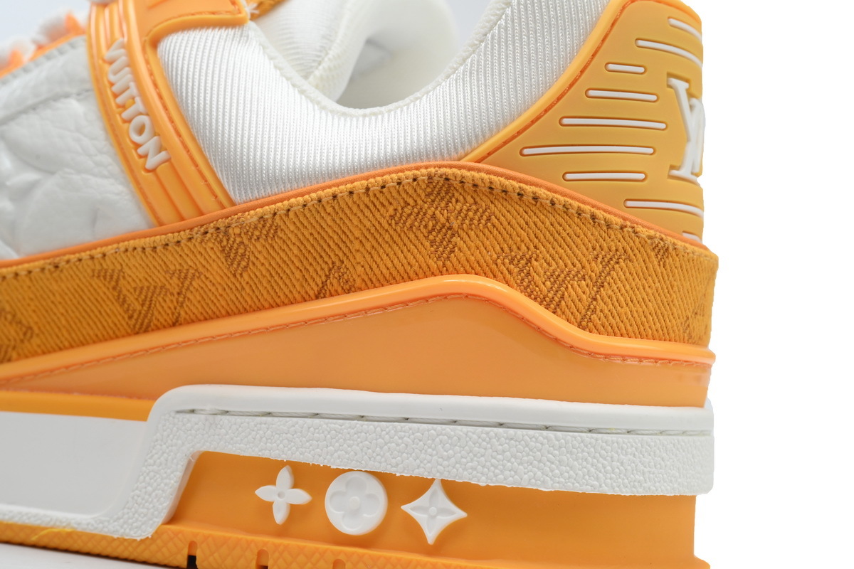 Louis Vuitton Trainer Denim Yellow