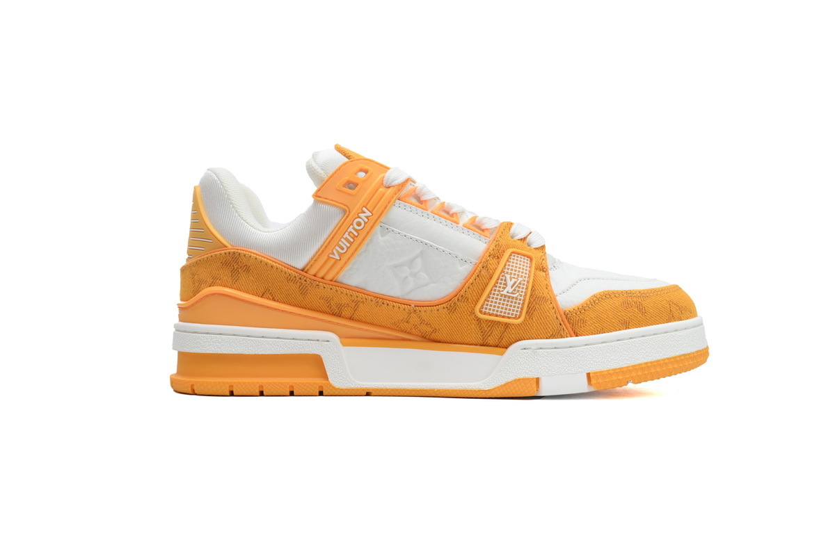 Louis Vuitton Trainer Denim Yellow