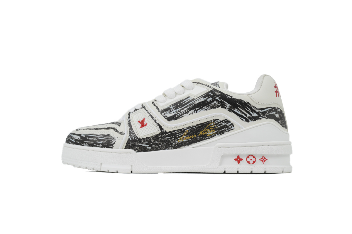 Louis Vuitton Trainer Doodle Black