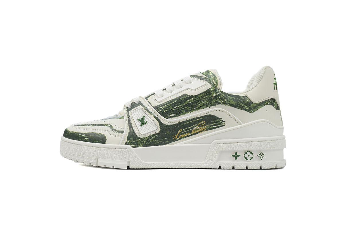 Louis Vuitton Trainer Doodle Green