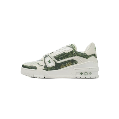 Louis Vuitton Trainer Doodle Green 01