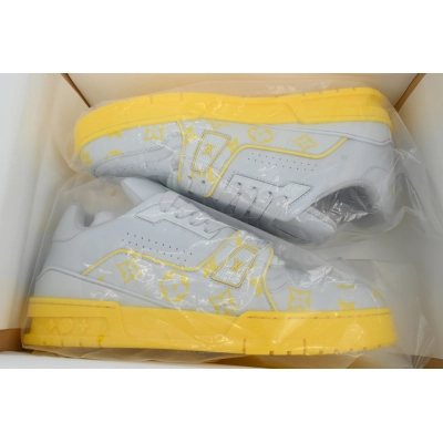 Louis Vuitton Trainer Grey Color Printing 02