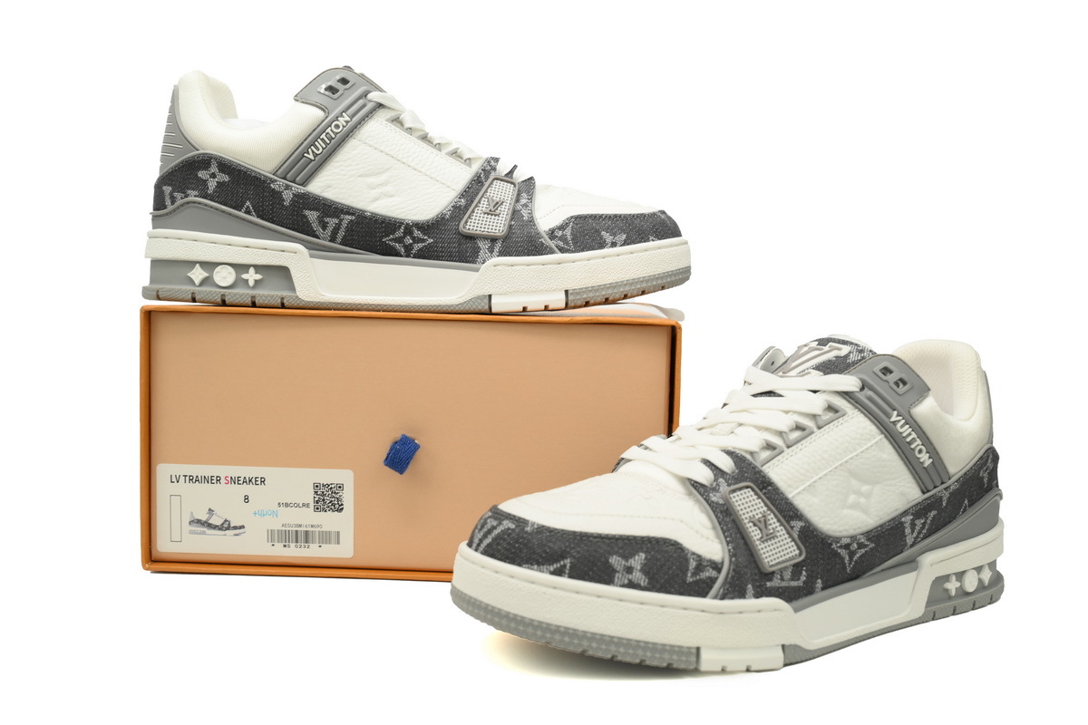 Louis Vuitton Trainer Grey Denim