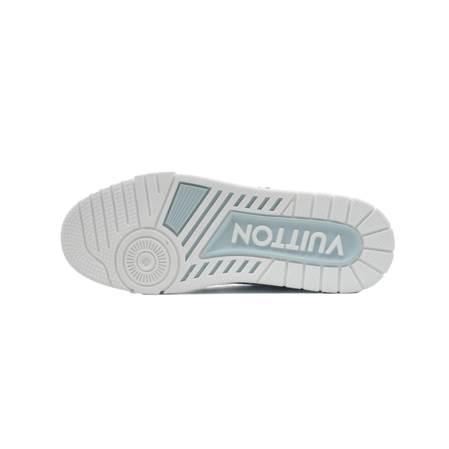 Louis Vuitton Trainer Monogram Denim Light Blue