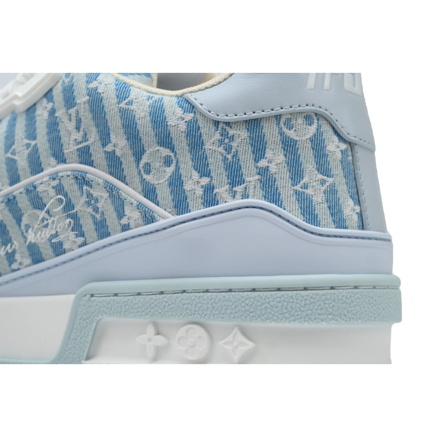 Louis Vuitton Trainer Monogram Denim Light Blue